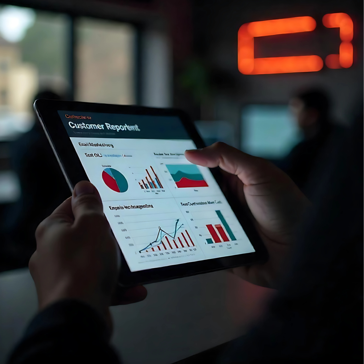 Colorful Square Sticker (2)